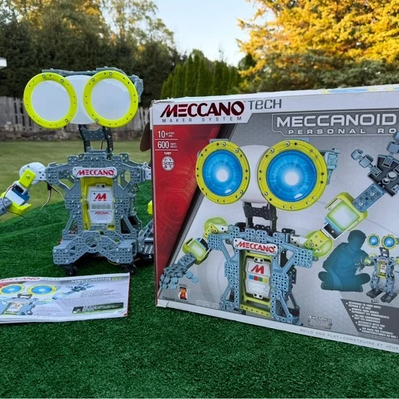 Robotic Mecca Robotics Companion - Blue, White, and Yellow